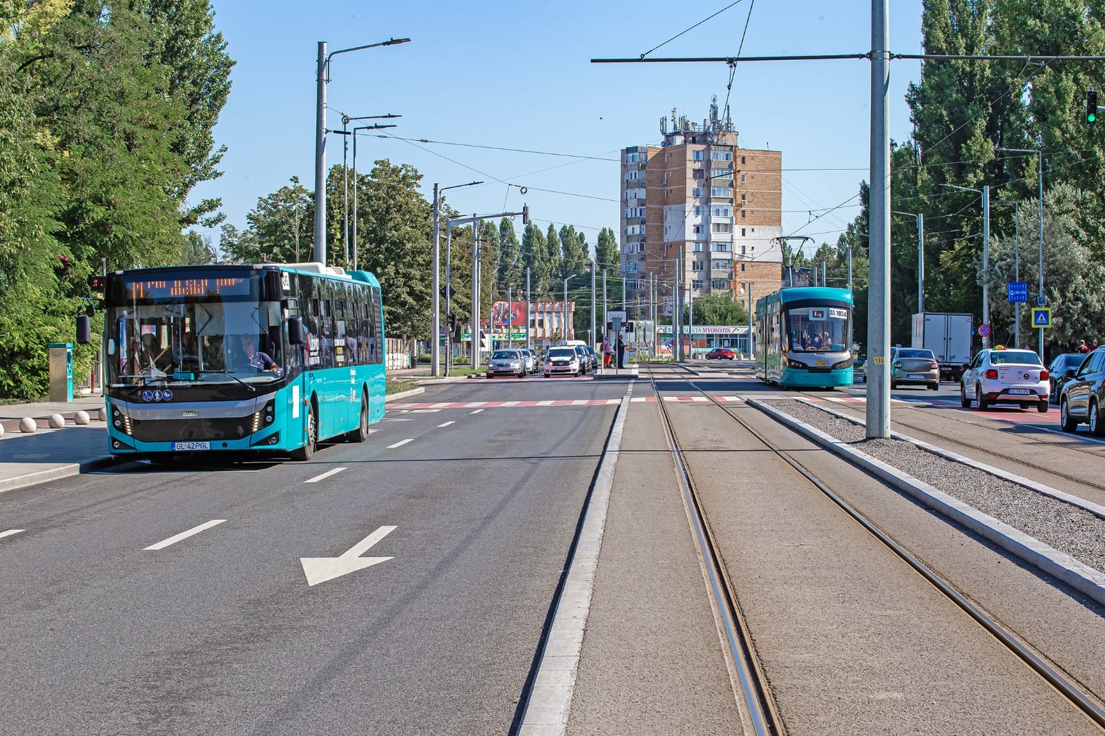 Autobuze pe traseele de tramvai