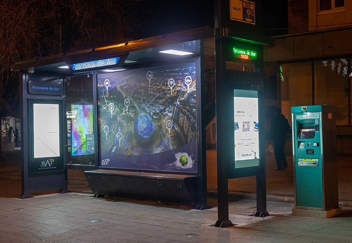 Prima stație smart de autobuz