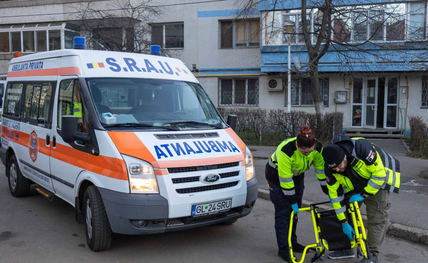 Ambulanță socială la Galați