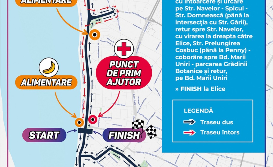 Restricții de trafic pentru Semimaraton