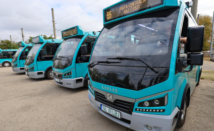 Microbuze electrice între Galați și Vânători