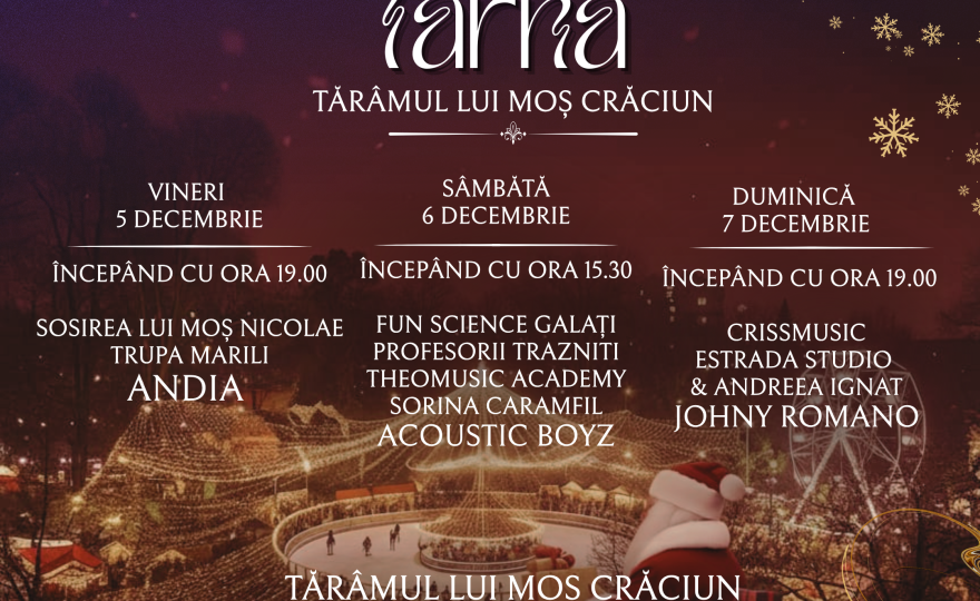 „Feerie de Iarnă – Tărâmul lui Moș Crăciun”