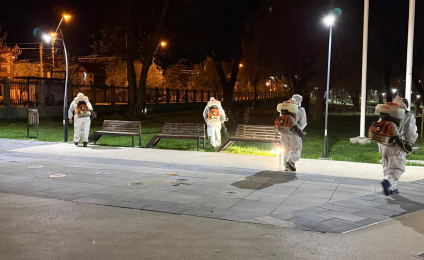 Dezinsecție la sol și în vecinătatea luciului de apă