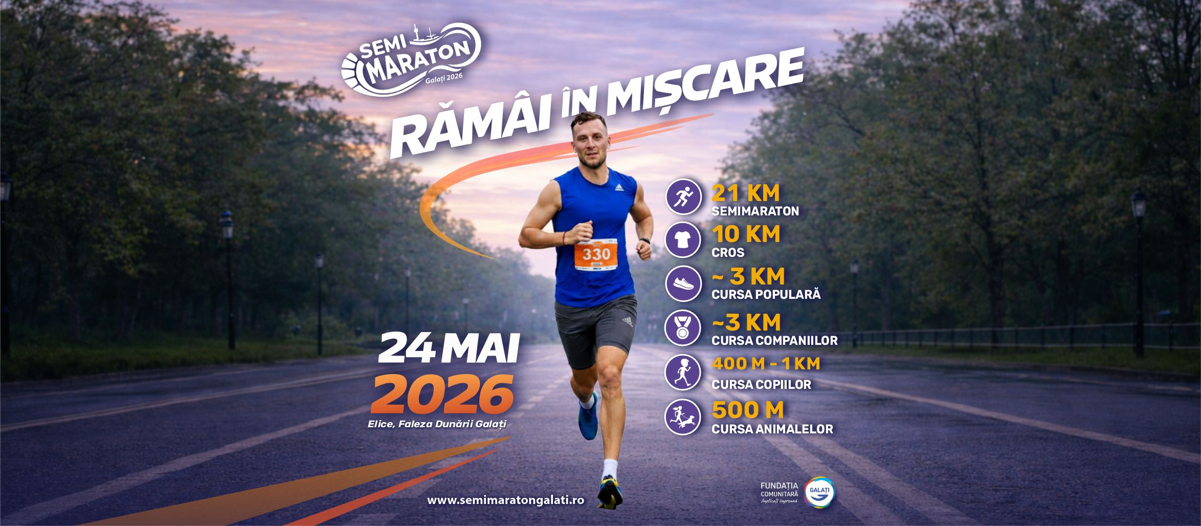 Trafic restricționat pentru Semimaraton 2026