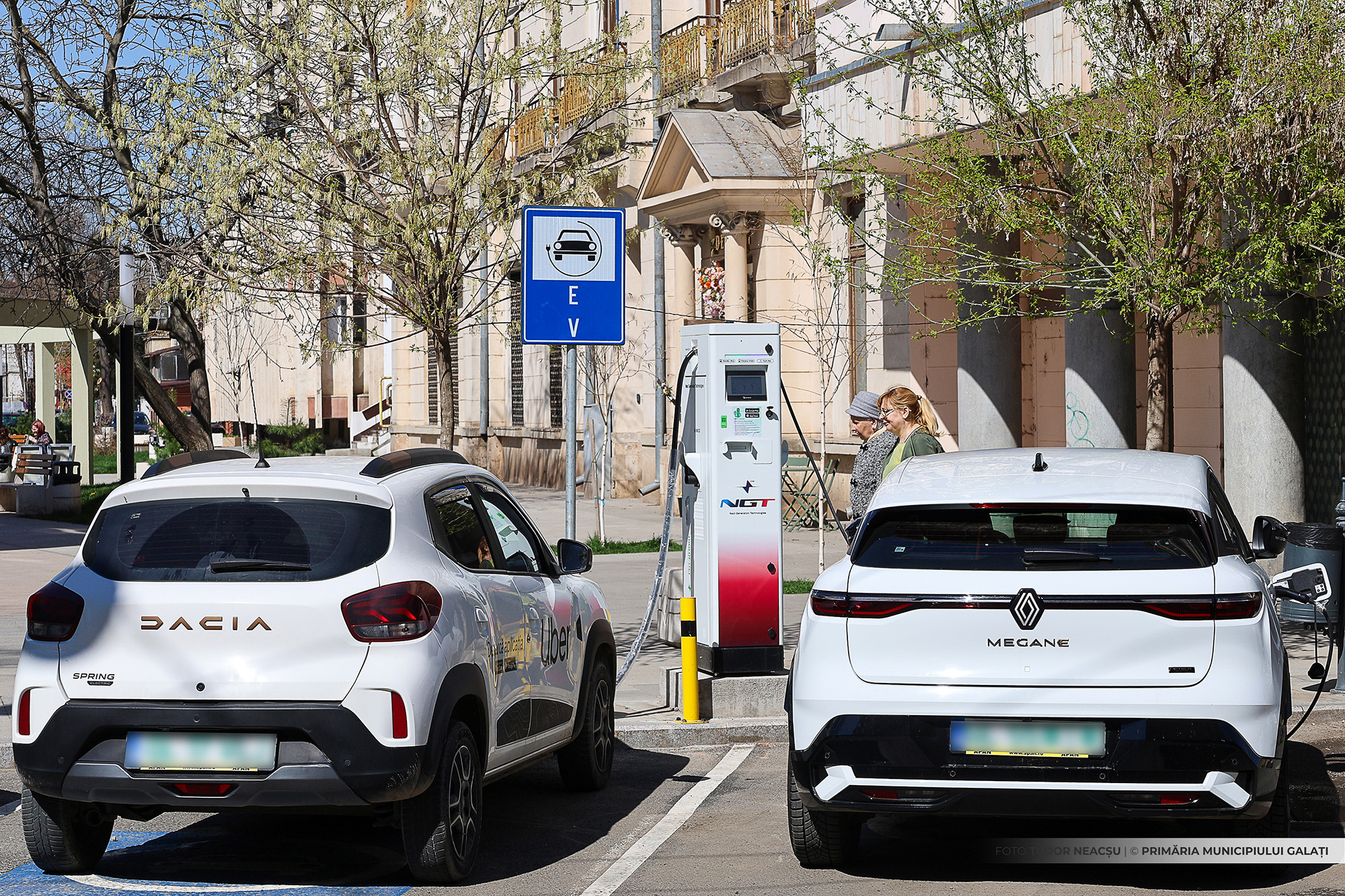 Noi stații pentru încărcarea mașinilor electrice, la Galați